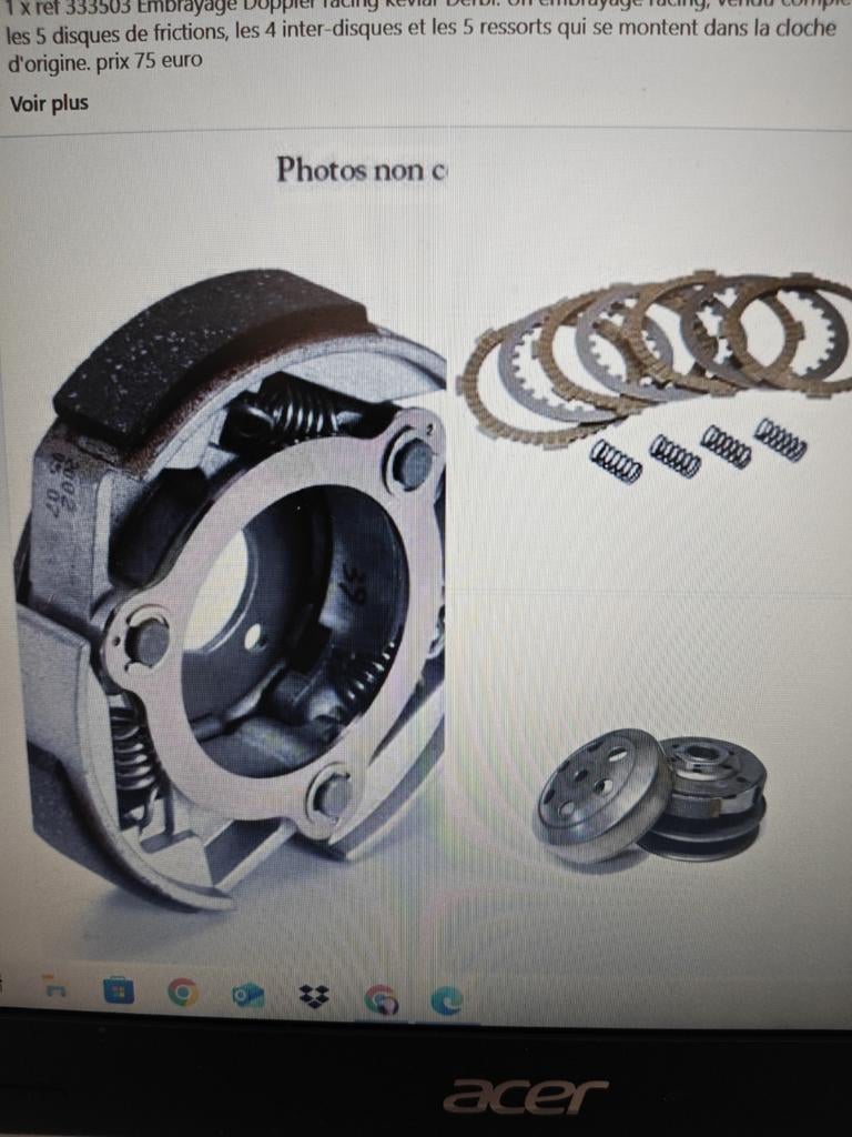 Embrayage de stock, Comme neuf