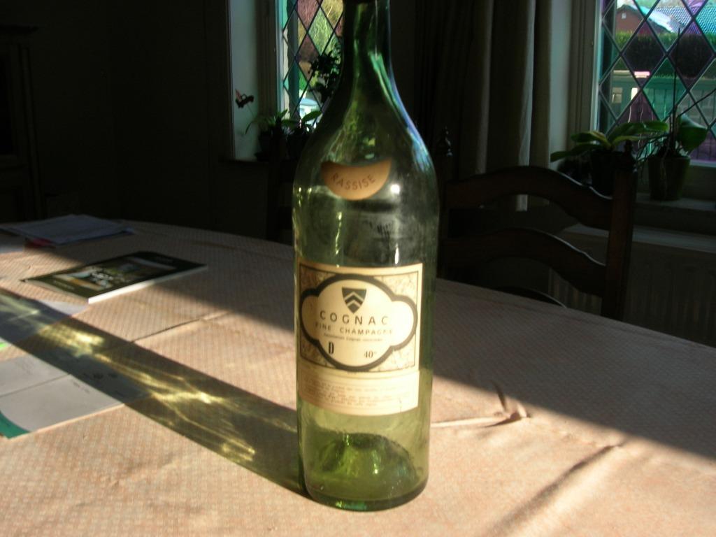 1 bouteille de cognac vide de 3 litres, Collections, Enlèvement, Utilisé, France, Autres types