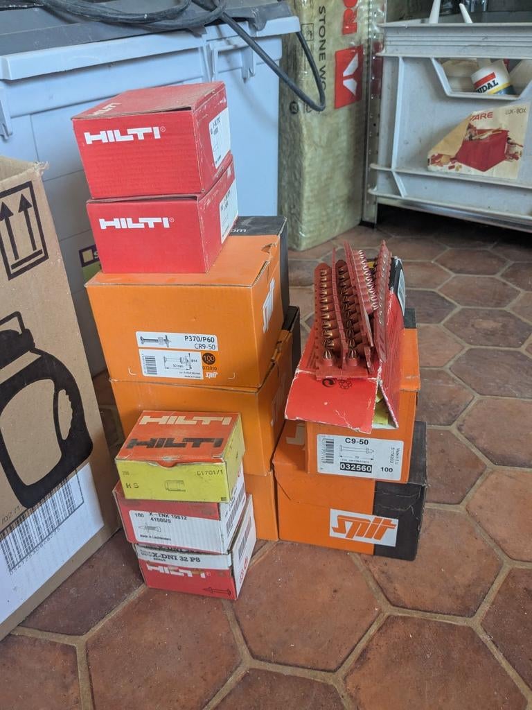 Hilti & Spit Spijker- en munitieset, Ophalen, Zo goed als nieuw