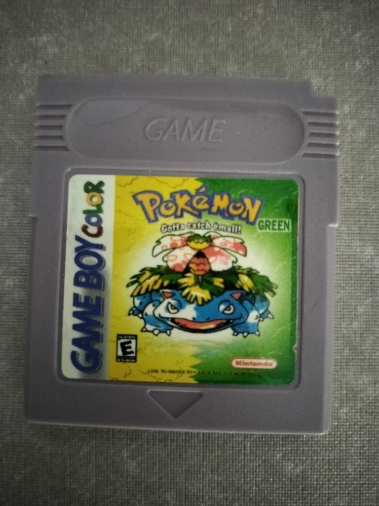 Pokemon Green Gameboy Game, Games en Spelcomputers, 1 speler, Ophalen of Verzenden, Gebruikt