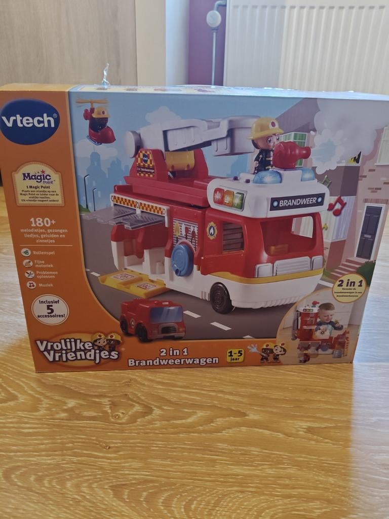 VTech 2 in 1 brandweerwagen, Ophalen, Gebruikt