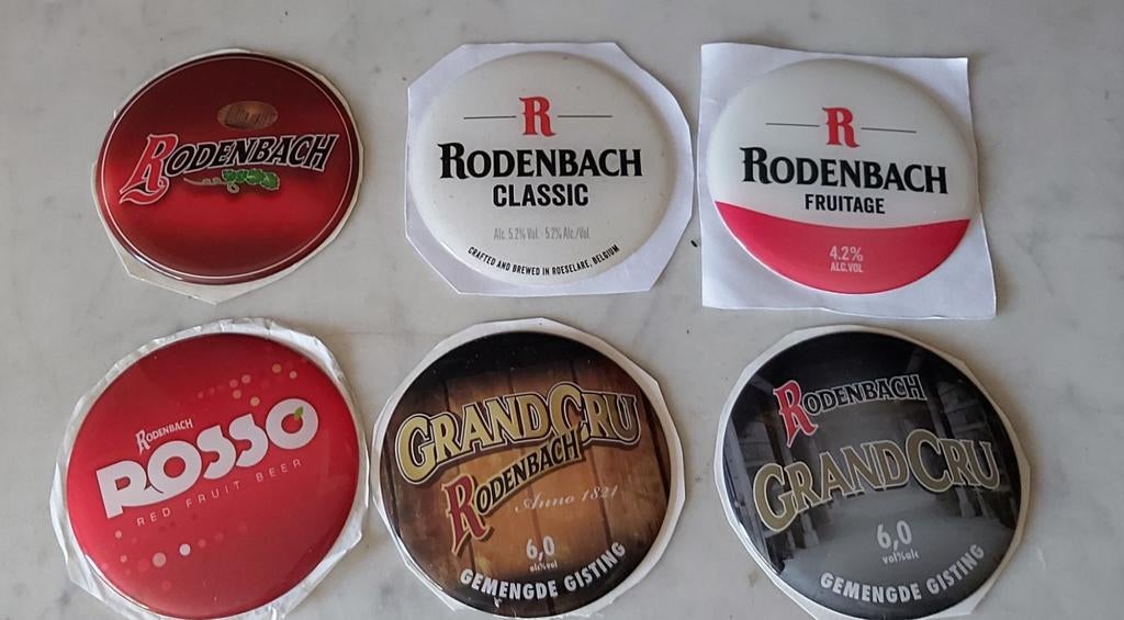 Rodenbach bier tap flenzen 6 stuks, Enlèvement ou Envoi, Comme neuf