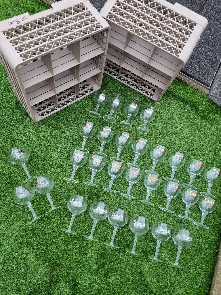 29 Tongerlo glazen - verschillende reeksen, Enlèvement, Utilisé, Verre à bière