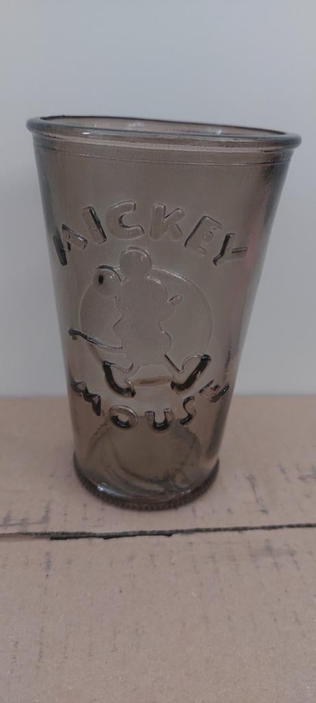 Verre mickey mouse brun disney, Enlèvement ou Envoi, Comme neuf