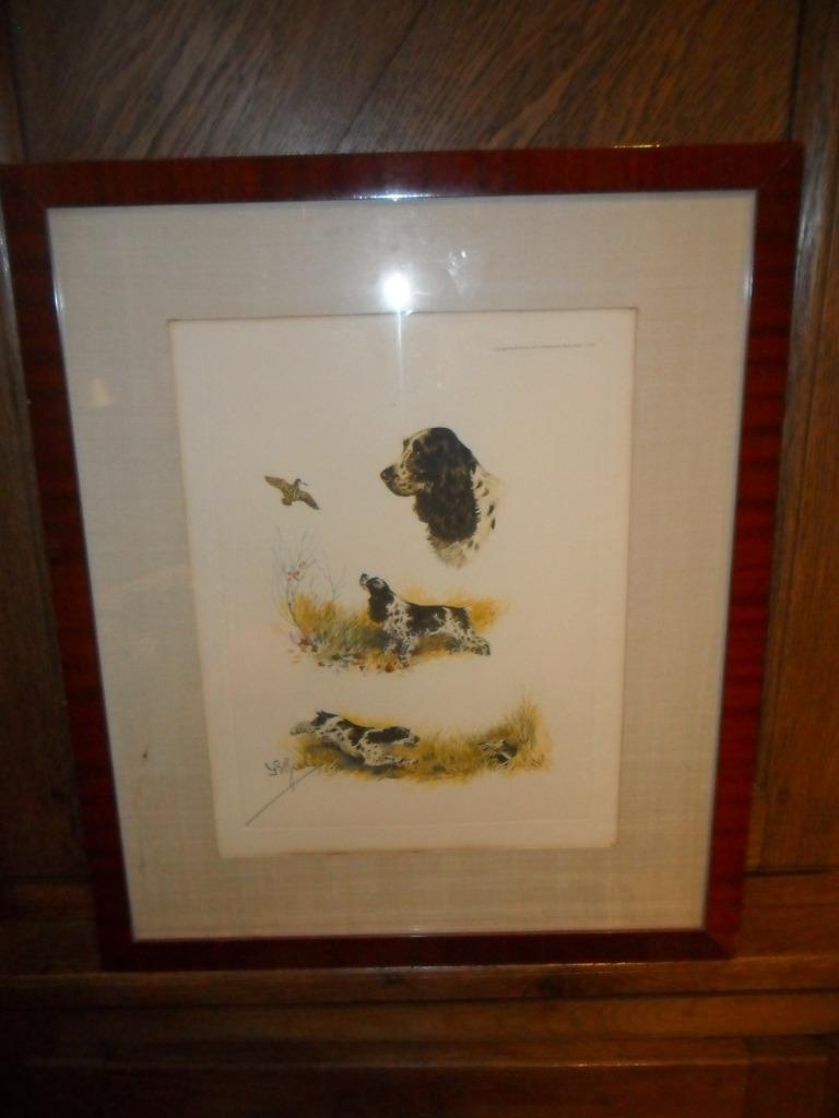 Lithografie door Boris Riab (1898/1975), Antiek en Kunst, Ophalen of Verzenden