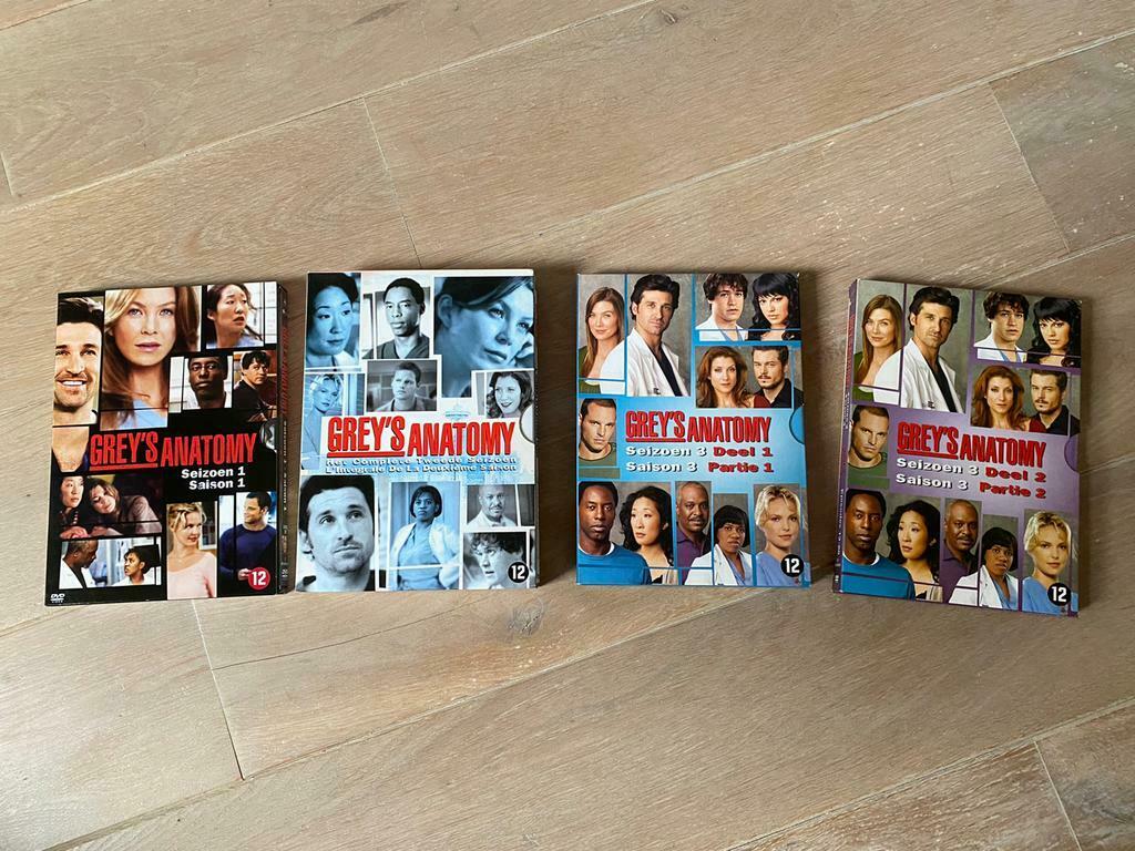 Seizoen 1, 2 & 3 van Grey’s Anatomy in nieuwstaat, Vanaf 12 jaar, Ophalen of Verzenden, Drama, Boxset
