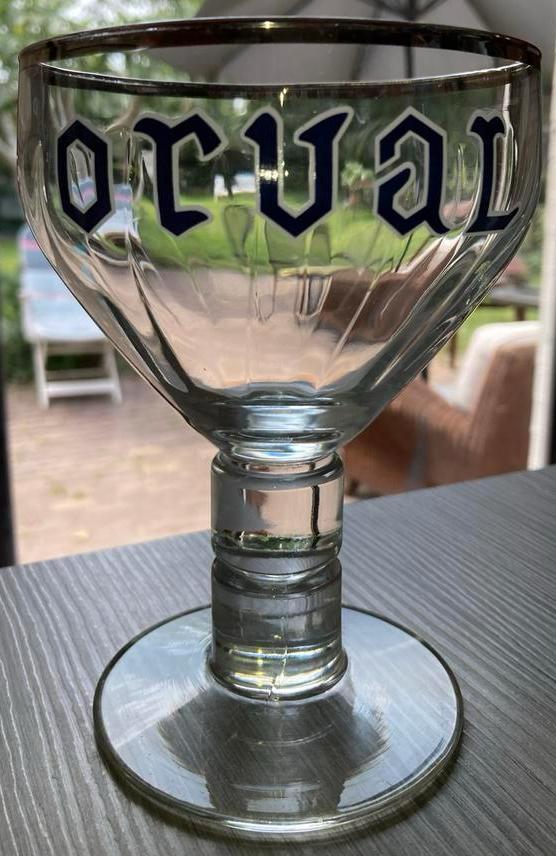 Orval glas, Verzamelen, Biermerken, Ophalen of Verzenden, Zo goed als nieuw