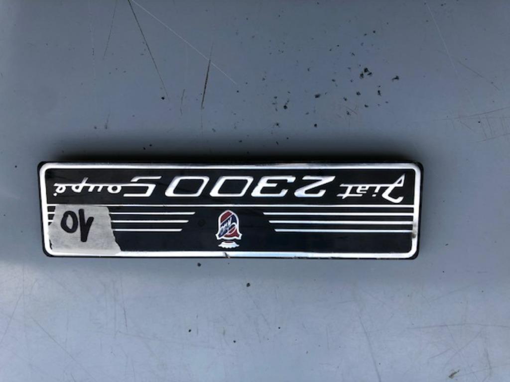 Fiat 2300 S Coupè dashboardlogo, Ophalen of Verzenden, Gebruikt, Fiat