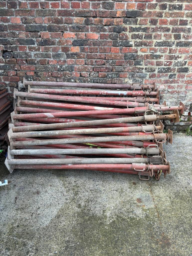 Etancons 1m60 - 2m90, Bricolage & Construction, Échafaudages, Enlèvement, Utilisé