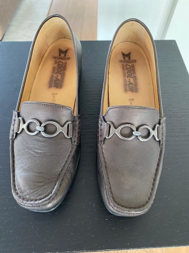 Ballerines Mephisto pour femmes taille 39, Mephisto, Brun, Enlèvement, Porté