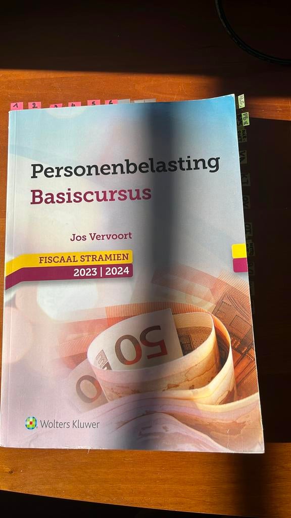 Personenbelasting Basiscursus Jos Vervoort, Boeken, Ophalen of Verzenden, Gelezen