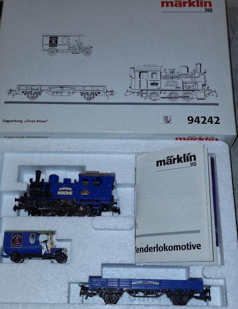 Märklin HO 94242 treinset “Circus Krone”, Delta Digitaal, Enlèvement ou Envoi, Comme neuf, Set de Trains, Märklin