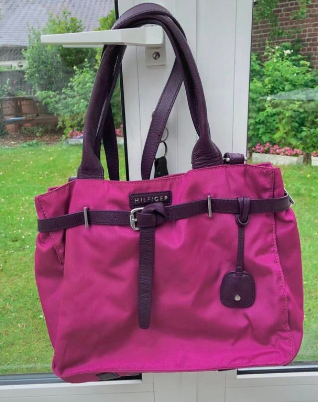 Fuchsia tas van Tommy Hilfiger, Ophalen of Verzenden, Gebruikt