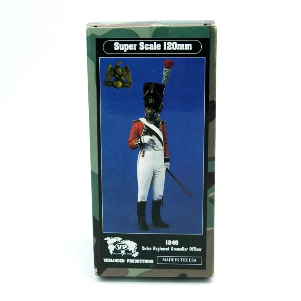 Ufficiale dei granatieri - Swiss RGT V1246 Verlinden Product, Enlèvement ou Envoi, Neuf, Plus grand que 1:35, Personnage ou Figurines