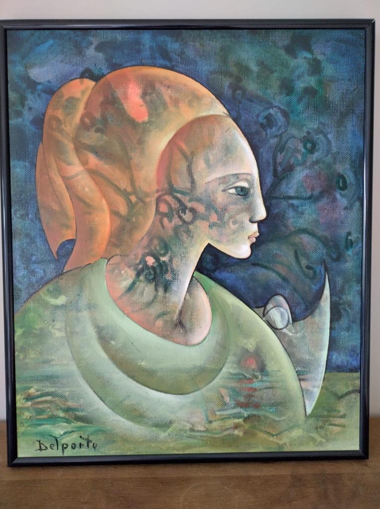 Charles Delporte - Olieverf op doek, Ophalen