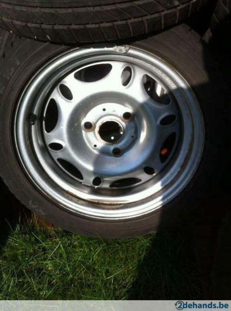 Smart ForTwo winterset met originele velgen, Auto-onderdelen, Banden en Velgen, Ophalen, Gebruikt, 15 inch, Banden en Velgen