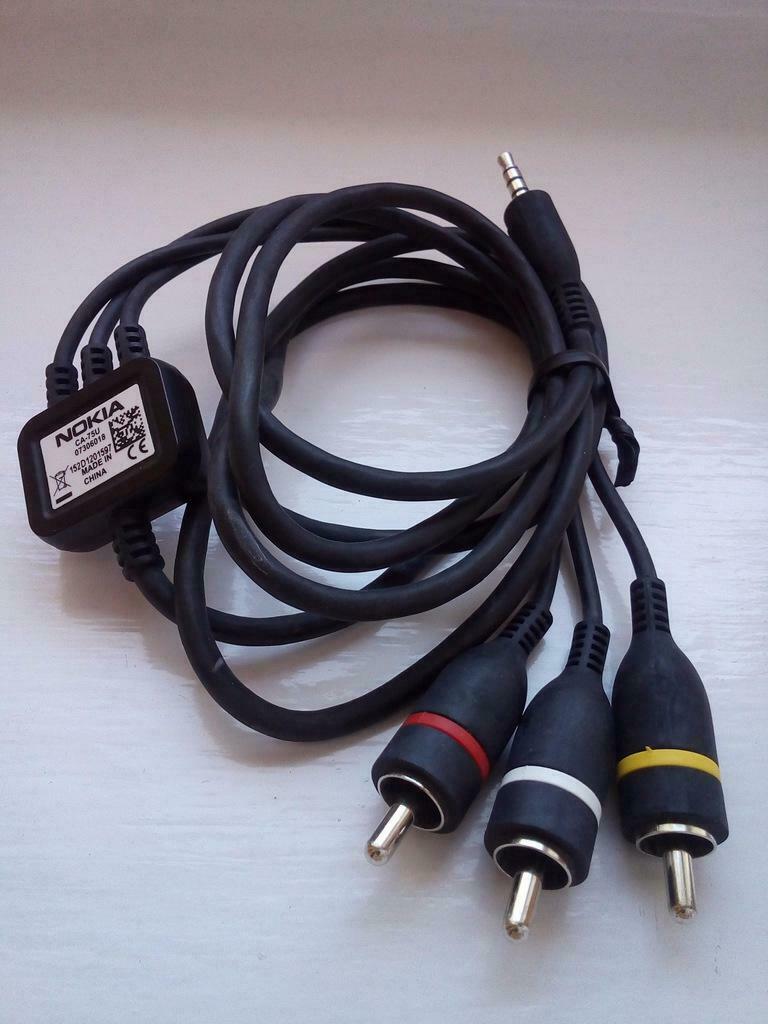 Nokia CA-75U TV Video-out kabel 180cm, Audio, Tv en Foto, Ophalen of Verzenden, Gebruikt, Minder dan 2 meter, Tv-kabel