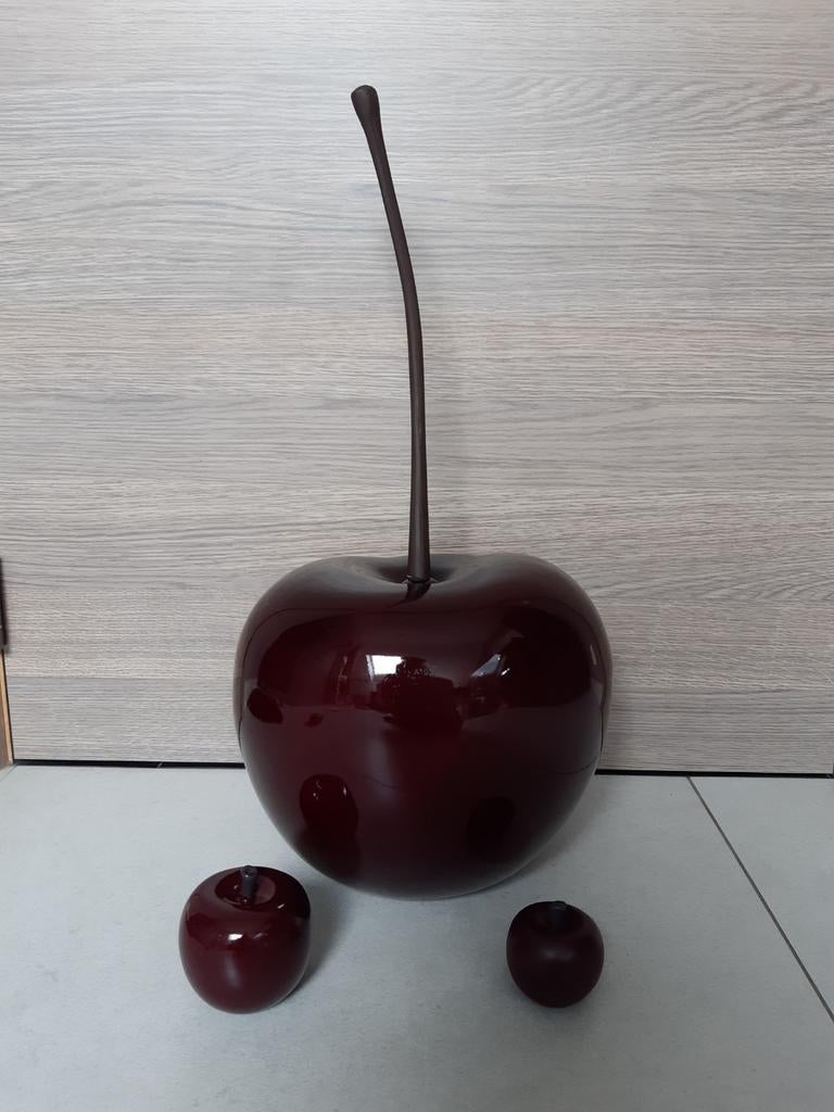 Lot d'1 grande cerise et de 2 petites pommes, Maison & Meubles, Accessoires pour la Maison | Autre, Enlèvement, Comme neuf