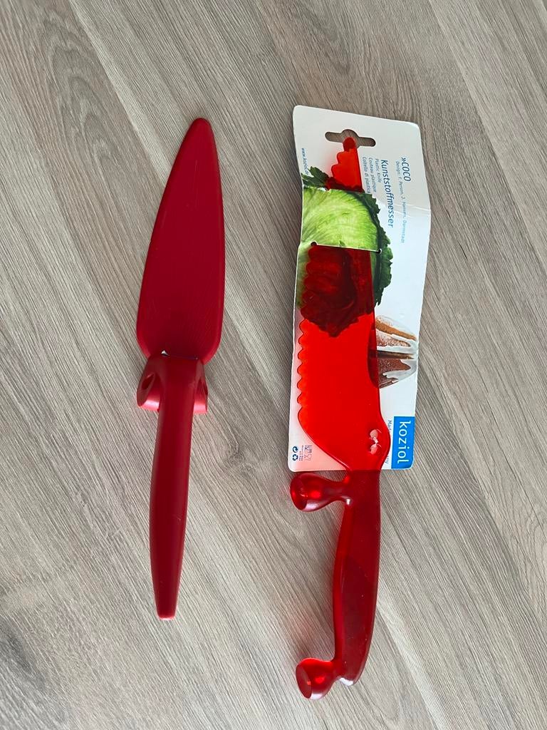 Koziol Taartenschepper en mes, Kunststof, Nieuw, Ophalen of Verzenden, Vaatwasserbestendig
