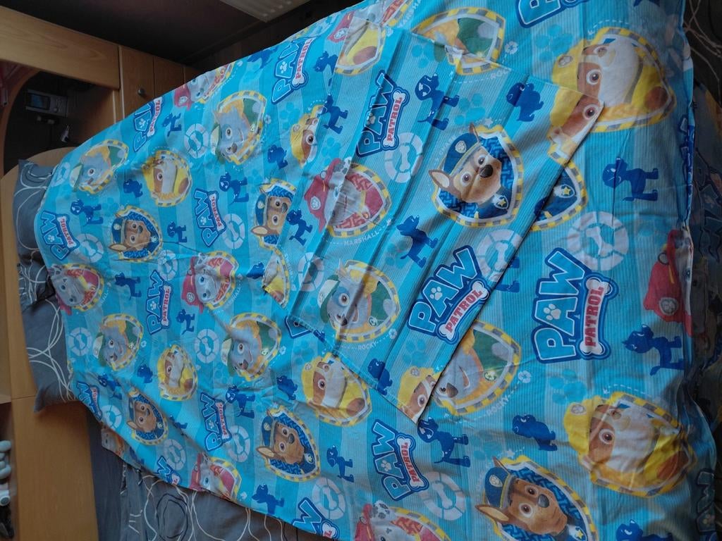 Dekbedovertrek paw patrol met flessenhals, Ophalen, Zo goed als nieuw, Dekbedovertrek