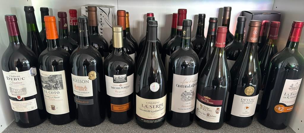 Lot 35 magnums, Ophalen, Nieuw, Overige kleuren