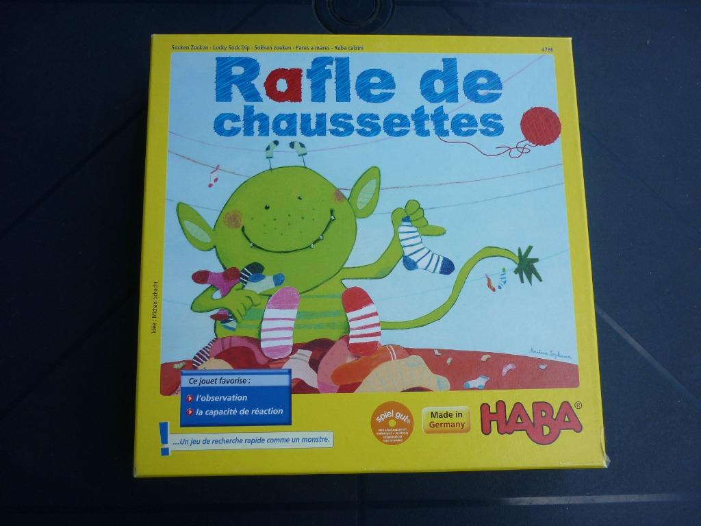 Jeu enfant - Rafle de chaussettes - Haba Incomplet, Enlèvement ou Envoi, Utilisé, Haba
