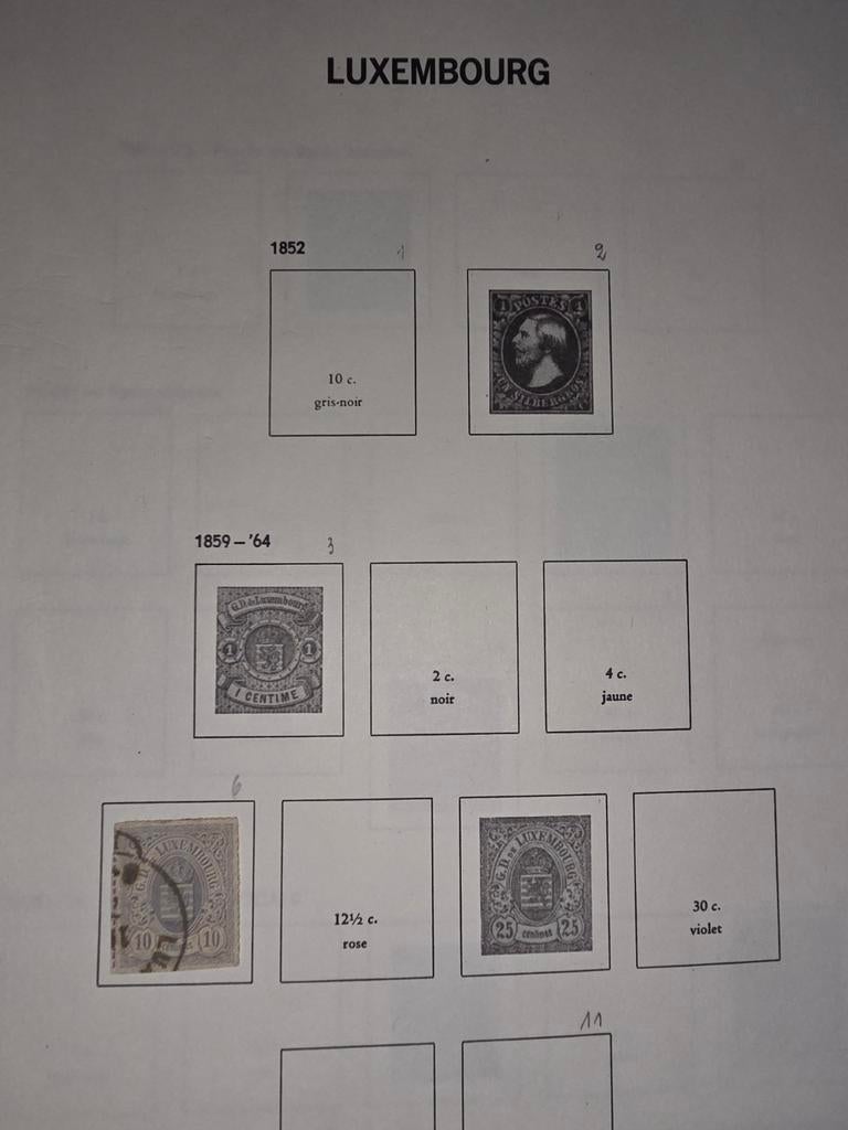 Timbres du Luxembourg, Enlèvement ou Envoi