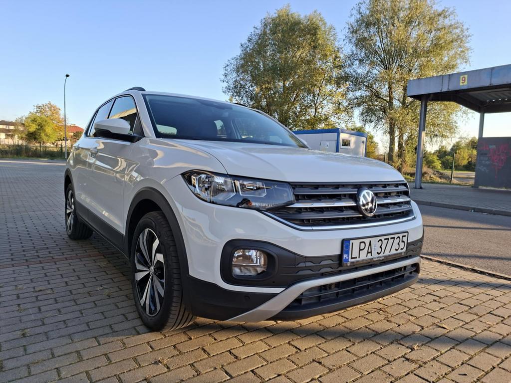 Volkswagen T-Cross 1.0 TSI DSG /Goed verzorgd!, Auto's, T-Cross, 4 cilinders, Leder en Stof, Wit