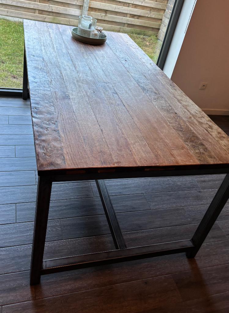 eettafel, Huis en Inrichting, Ophalen, 200 cm of meer, 50 tot 100 cm, Zo goed als nieuw