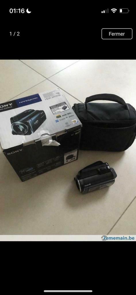 Caméscope numérique HD caméra Sony HDR-XR155E, Audio, Tv en Foto