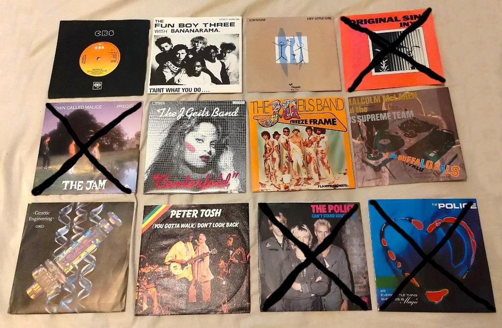 Lot van 80's singles - OMD, Yazoo, Stray Cats, Fun Boy 3 etc, Cd's en Dvd's, Vinyl | Pop, Ophalen of Verzenden, Zo goed als nieuw