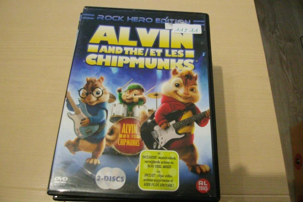 4 dvd's apart te verkrijgen alvin and the chipmunks, Ophalen of Verzenden