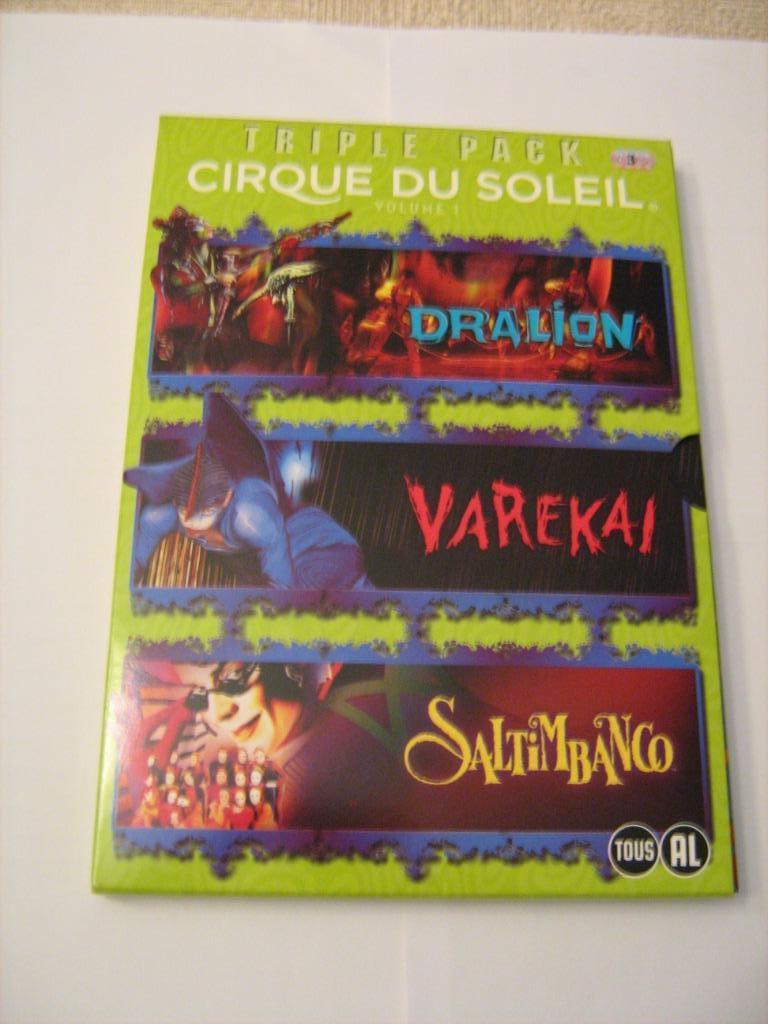 CIRQUE DU SOLEIL - TRIPLE PACK - VOLUME 1, Alle leeftijden, Ophalen of Verzenden, Zo goed als nieuw, Boxset