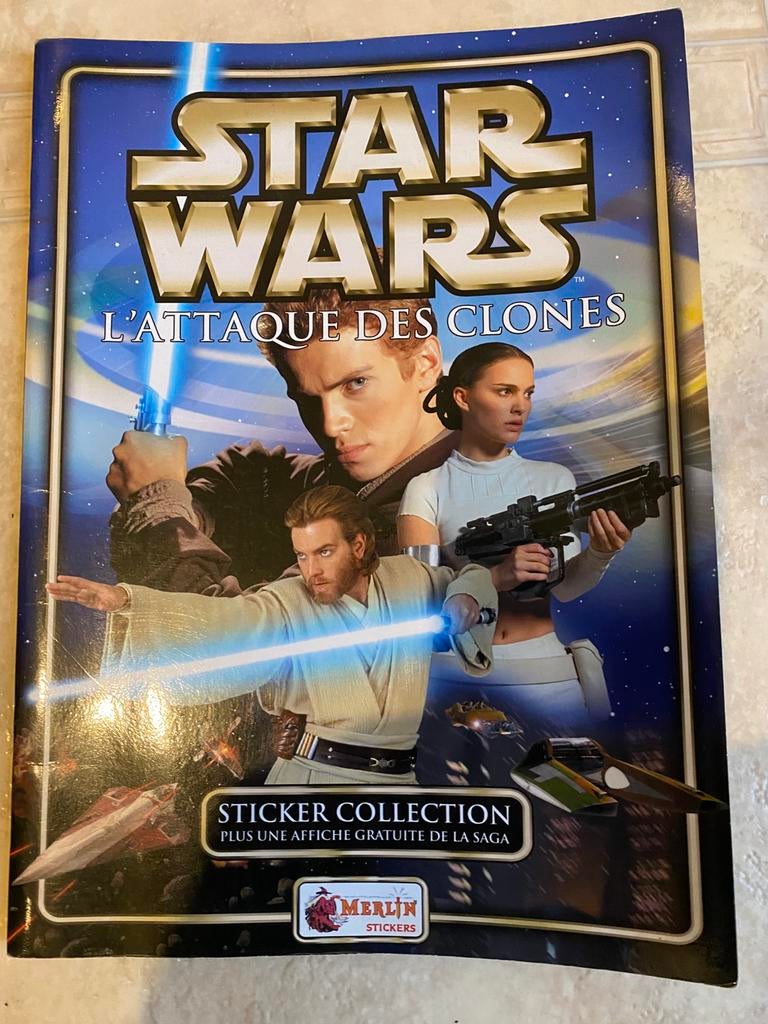 STAR WARS COLLECTION MERLIN, Enlèvement ou Envoi, Utilisé, Livre, Poster ou Affiche