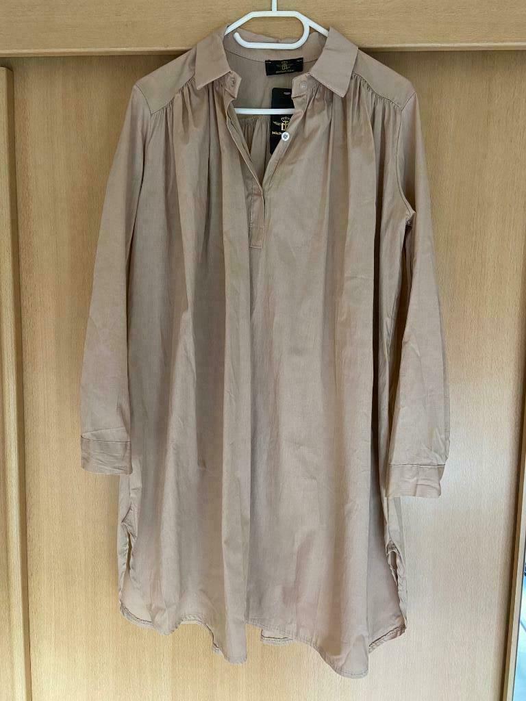 Beige hemdjurk, Kleding | Dames, Jurken, Ophalen, Nieuw, Beige, Boven de knie
