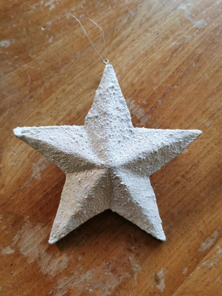 Kersthanger ster 10cm, Diversen, Kerst, Ophalen of Verzenden, Zo goed als nieuw