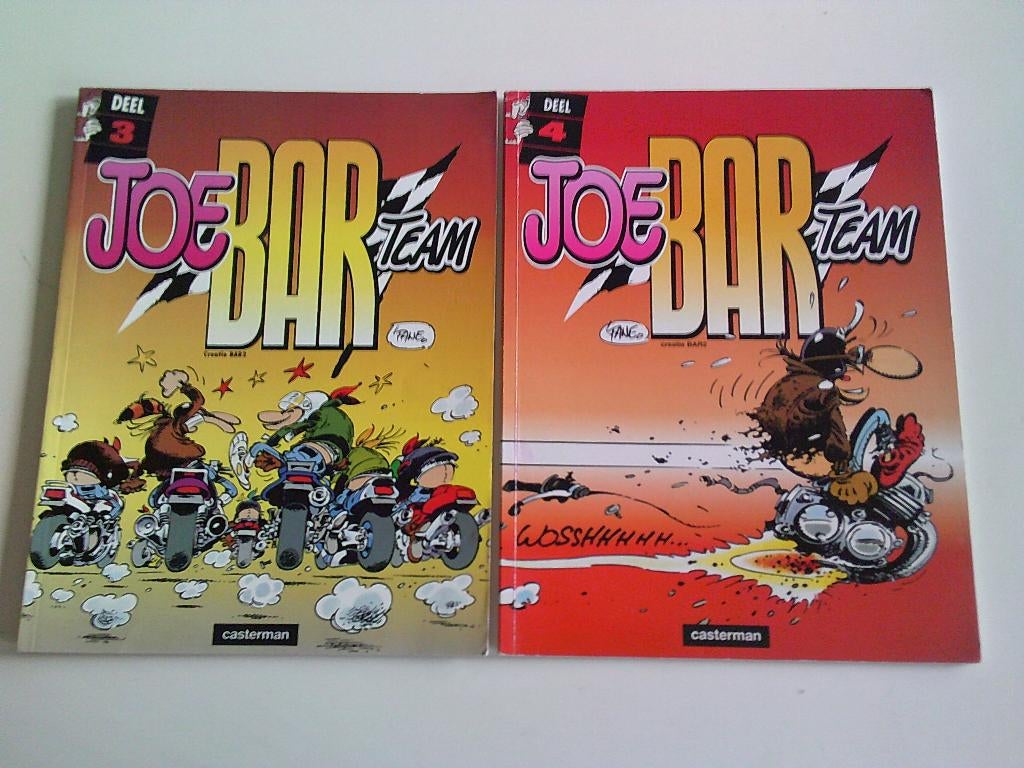 Joe Bar Team 3 en 4 in eerste druk 1996/1998, Enlèvement ou Envoi