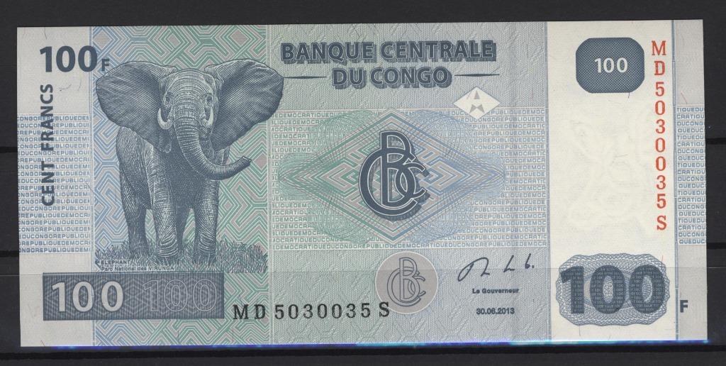 CONGO RD 1 BANKNOTE UNCIRCULATED, Verzenden