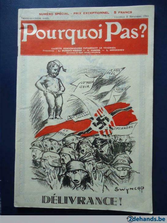 WO II bevrijding, Pourquoi Pas extra uitgave  8.9.1944, Enlèvement