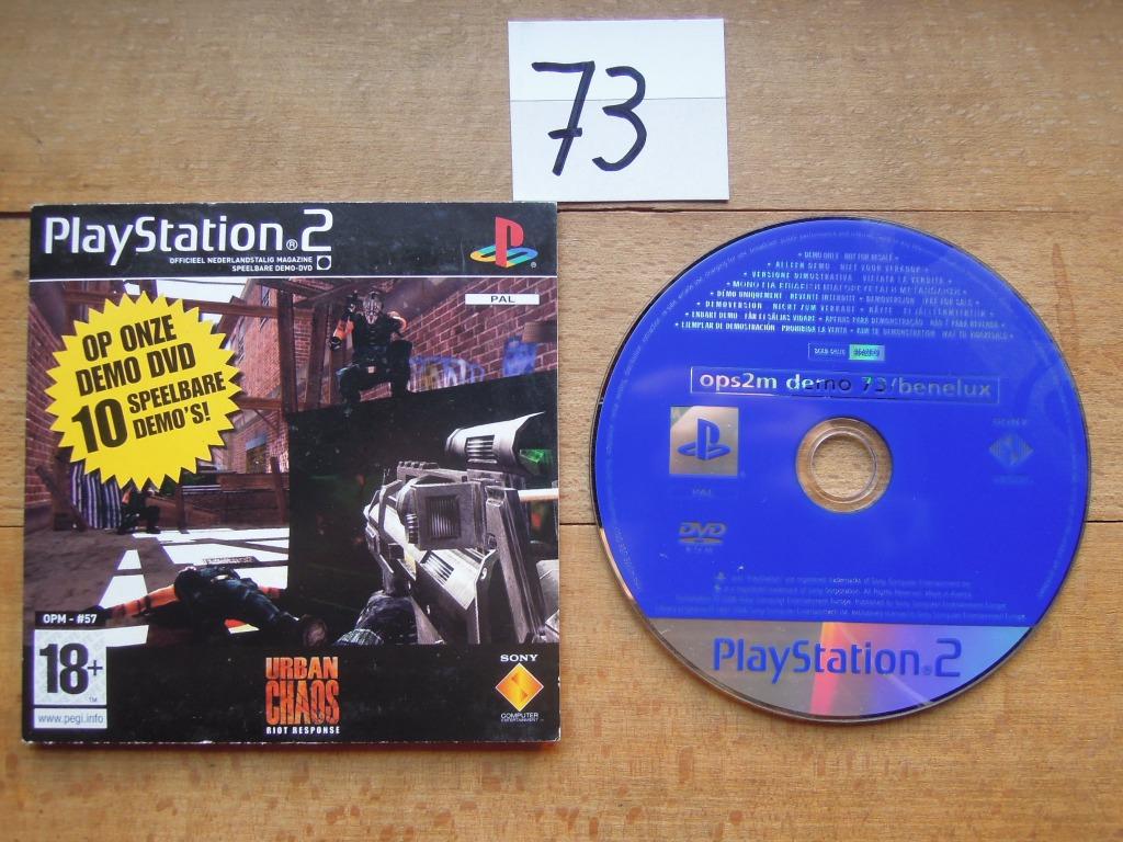 PC CD-rom  PlayStation 2 ops2m demo 73/benelux, Games en Spelcomputers, Ophalen of Verzenden, Gebruikt
