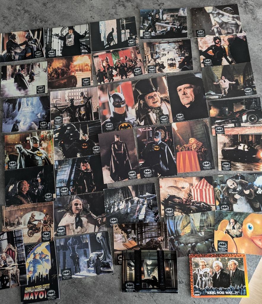 BATMAN RETURNS   38 X KAARTEN JAREN 80 TOPPS, Verzenden, Zo goed als nieuw