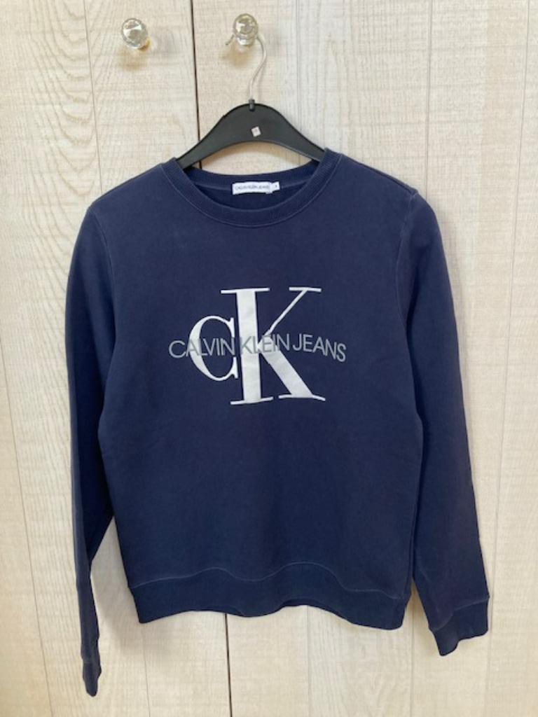 Pull Calvin Klein Jeans taille 14 ans, Enlèvement ou Envoi, Chemise ou À manches longues, Calvin klein jeans, Utilisé
