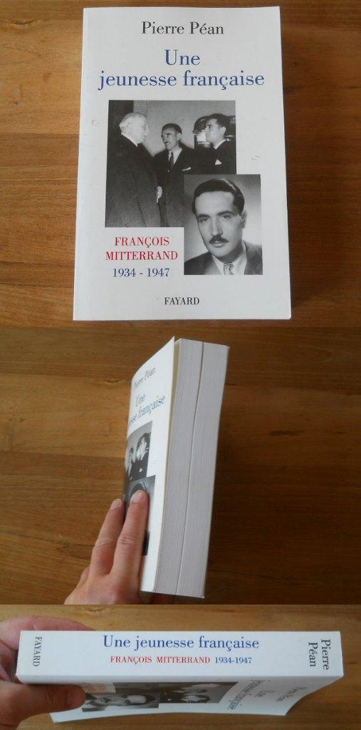 Une jeunesse française (P. Péan) - Mitterrand Vichy Pétain, Ophalen of Verzenden, Gelezen