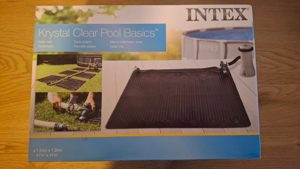 NIEUW in doos: Intex Solar Mat – Zwembadverwarming 120x120cm, Tuin en Terras, Ophalen of Verzenden