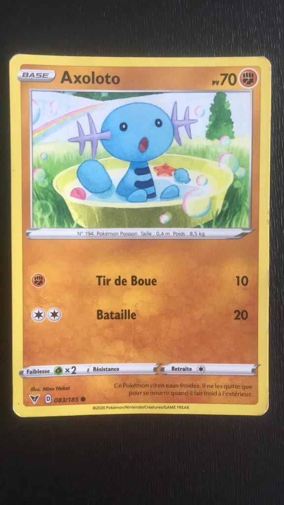 Axoloto Pokémonkaart, Enlèvement ou Envoi, Comme neuf, Cartes en vrac