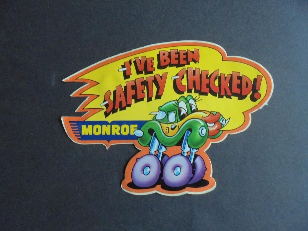 sticker Monroe, Verzamelen, Verzenden, Nieuw, Auto of Motor