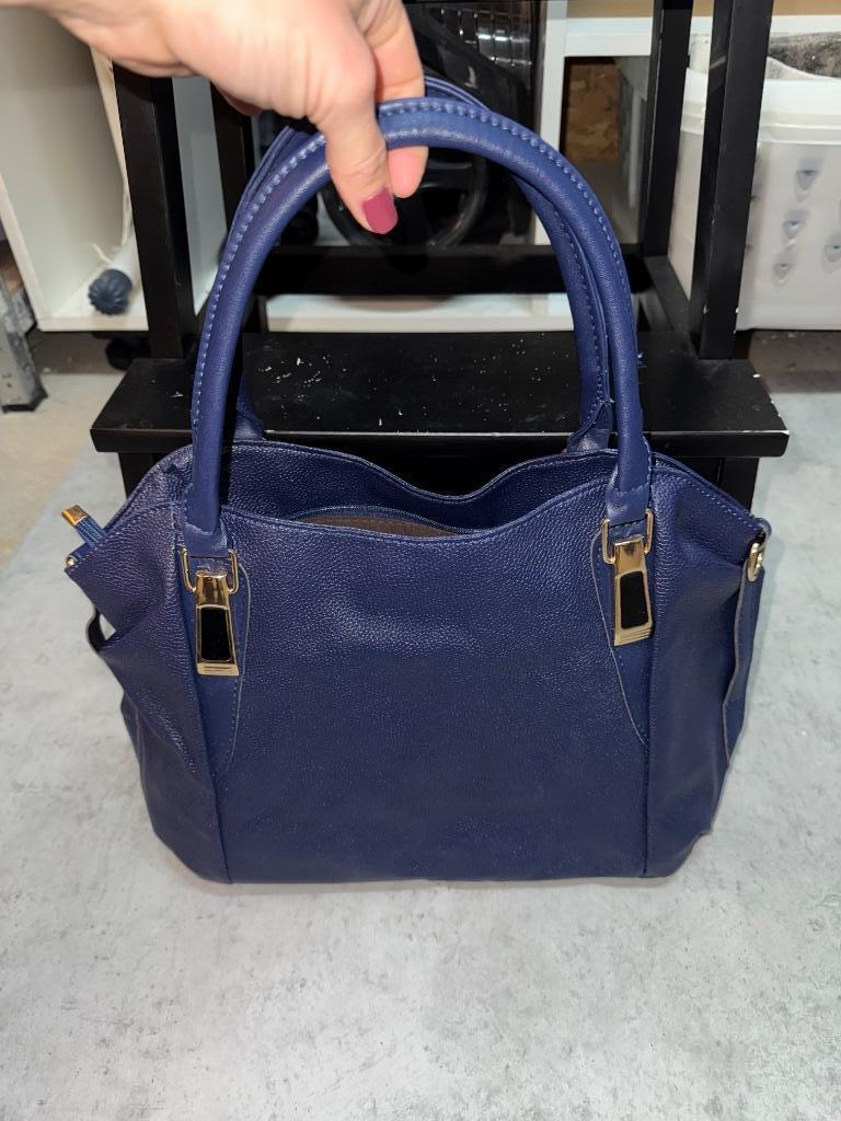 Sac à main bleue avec bandoulière, Enlèvement ou Envoi, Neuf, Bleu