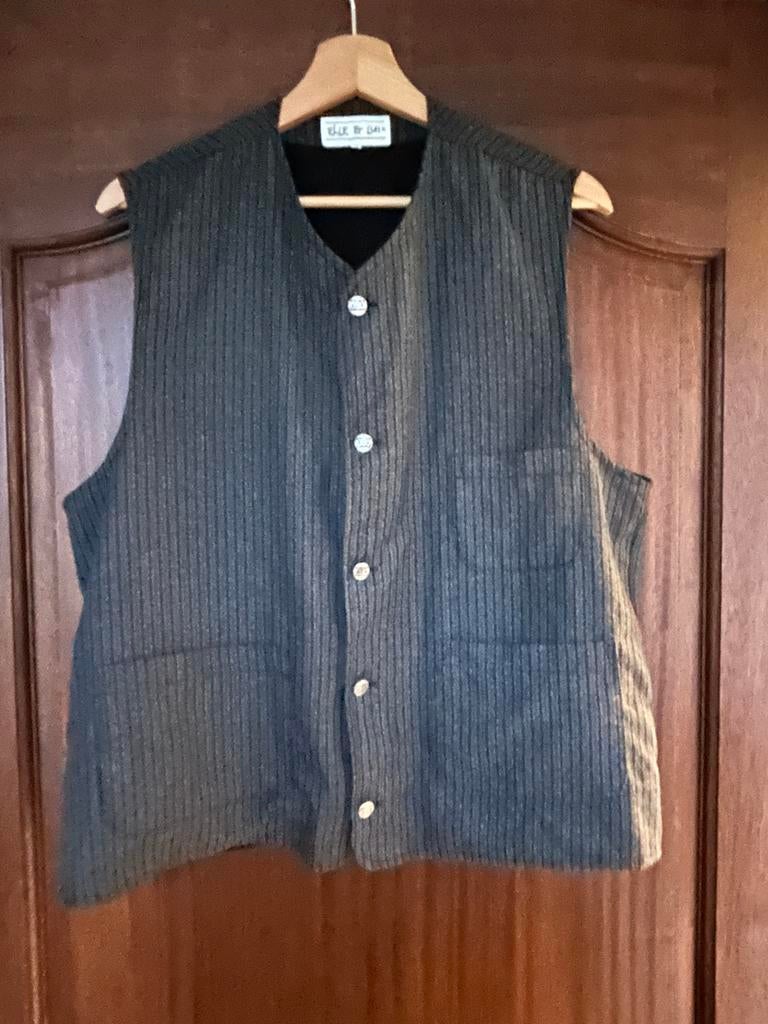Grijs gestreept mannen gilet van Elle&Lui maat 50 of M, Kleding | Heren, Kostuums en vesten, Maat 48/50 (M), Ophalen of Verzenden