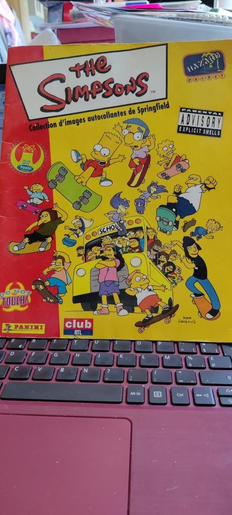 livres autocollants Simpsons 1999, Enlèvement, Utilisé