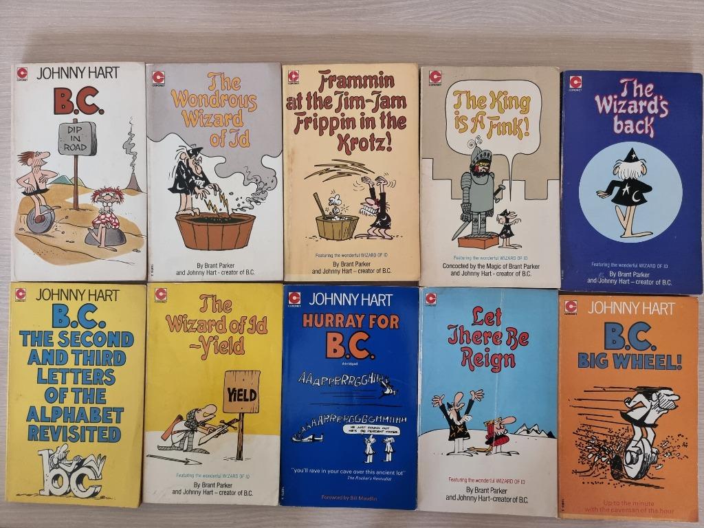 Johnny Hart, Brant Parker, Charles M. Schultz boeken, Meerdere comics, Ophalen of Verzenden